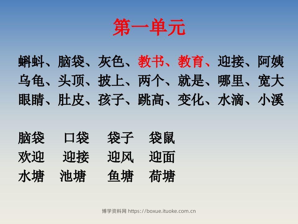 图片[2]-二上语文期末复习重点课件PPT-博学资料网