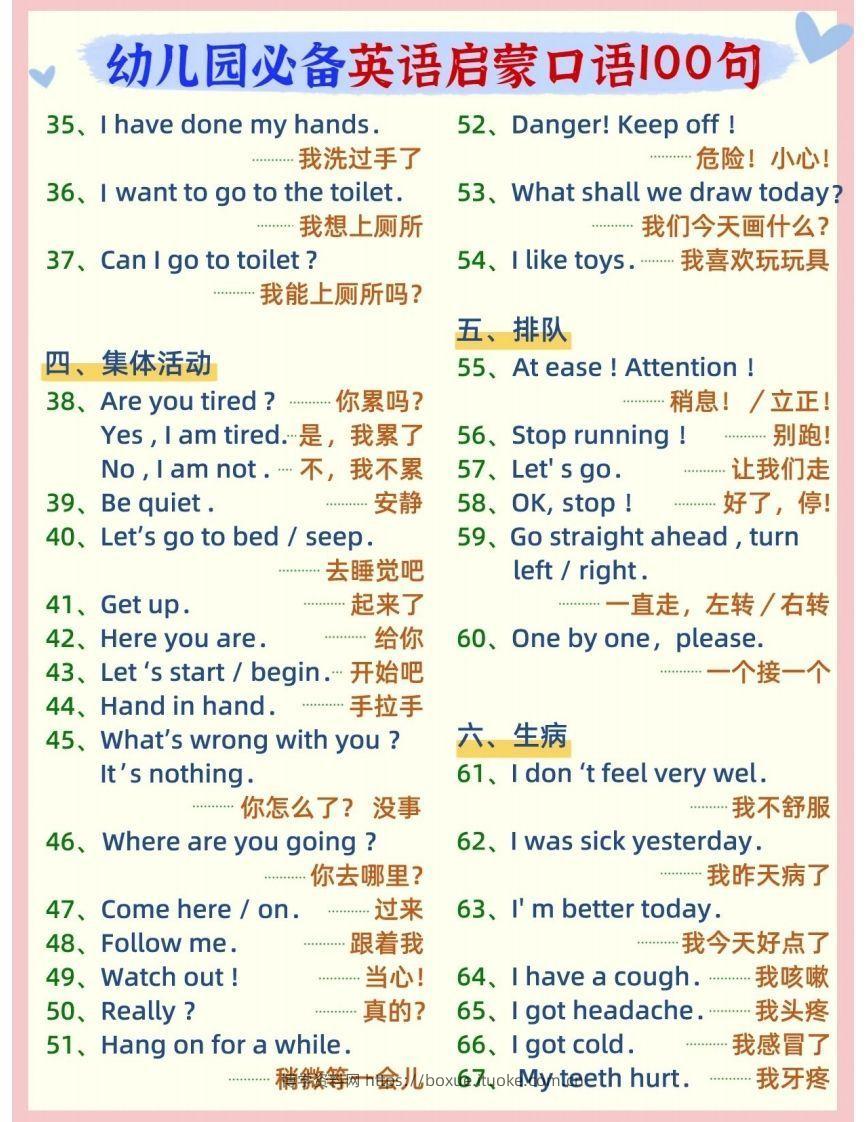 图片[2]-【英语】英语口语100句-博学资料网