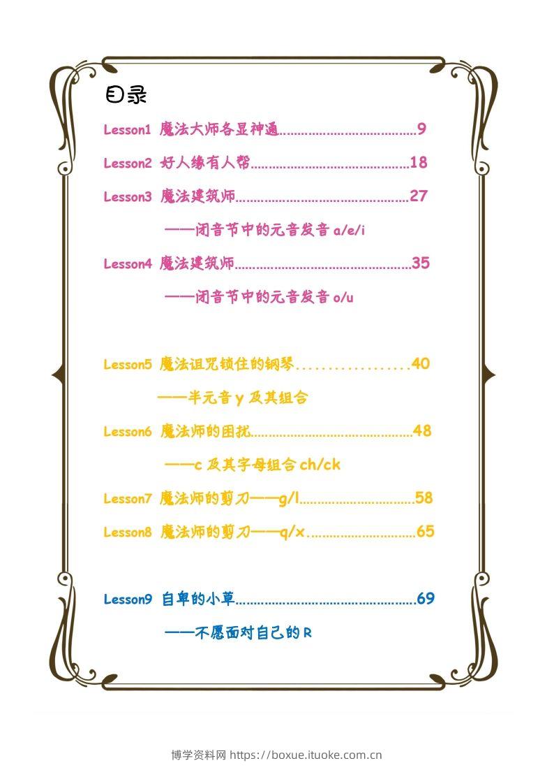 【自然拼读】趣味笔记1-博学资料网