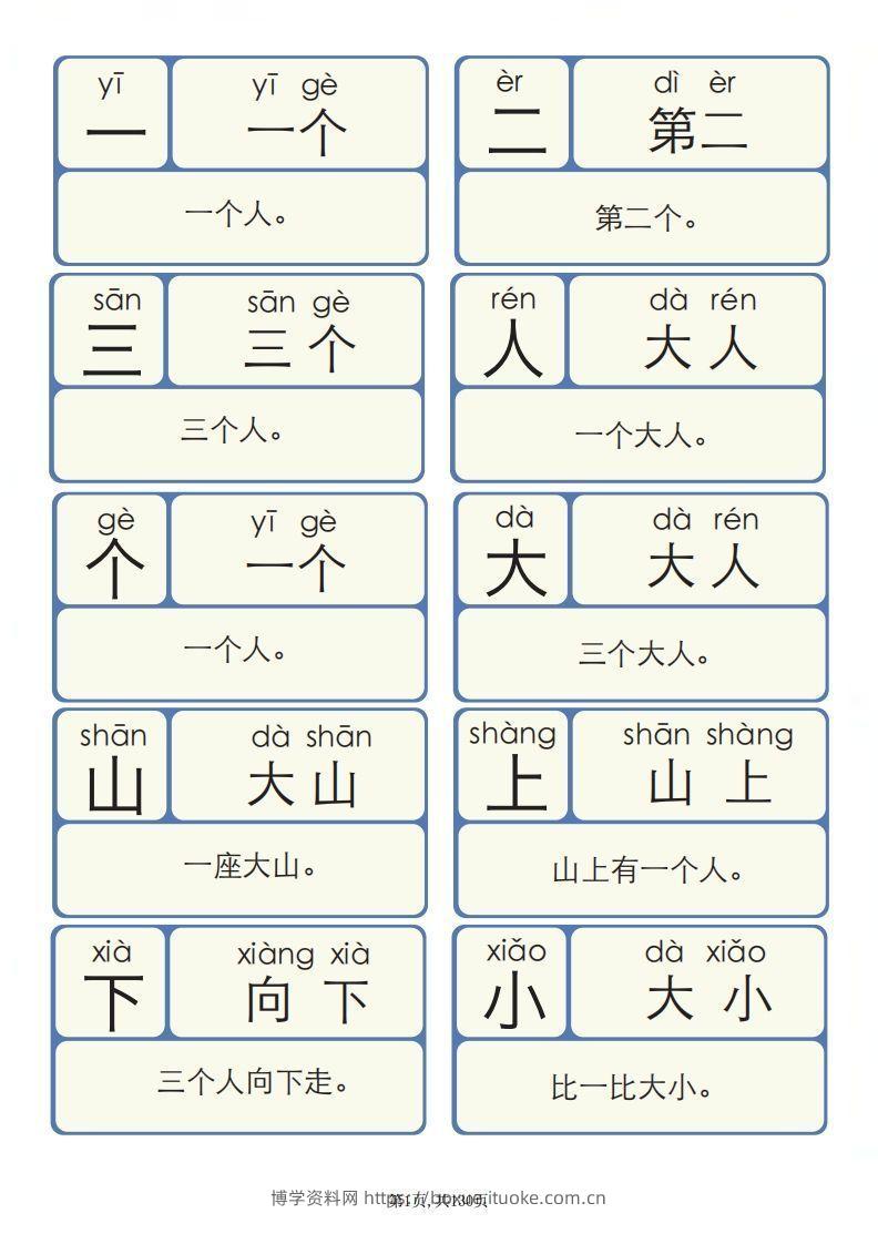 图片[2]-【拼音】识字拼音1300字-博学资料网